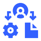 Custom Solutions, Not Templates Icon Custom Solutions, Not Templates Icon