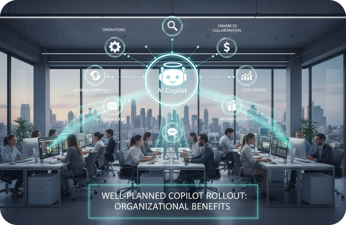 What What Organizations Can Expect From a Well-Planned Copilot RolloutCan Expect From a Well-Planned Copilot Rollout What Organizations Can Expect From a Well-Planned Copilot Rollout