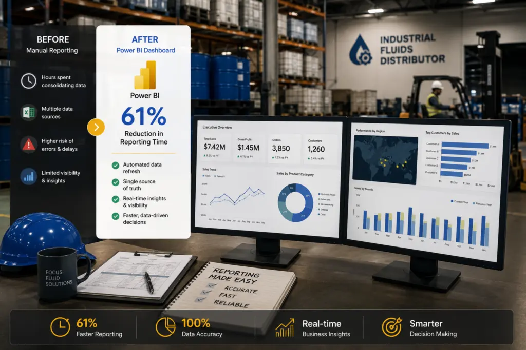 Power BI Dashboard Development Cut Reporting Time