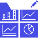 Custom dashboard & report design icon