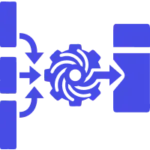 Data integration & transformation icon - power bi